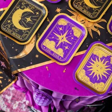 Talerzyki papierowe Andrzejki 6 szt.