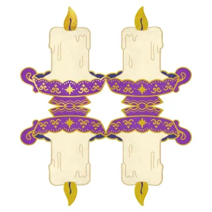 Serwetki papierowe Świeczki Andrzejki 10 szt.