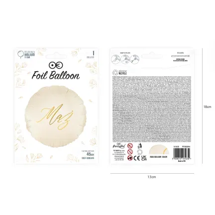 Balon foliowy Mąż 18 cali