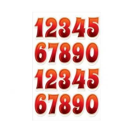  Kartka urodzinowa z naklejaną cyfrą, Globus