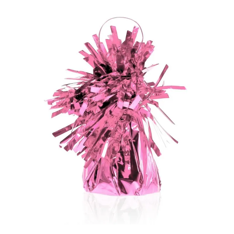 Ciężarek foliowy do balonów z helem, j. różowy 1 szt.