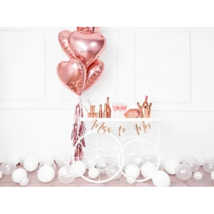 Balon Foliowy Serce Rose Gold 45 cm Balon Foliowy Serce Rose Gold 45 cm