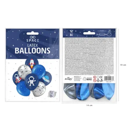 Balony Kosmos 12cali 8szt. zestaw Balony Kosmos 12cali 8szt. zestaw