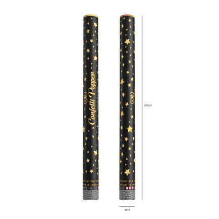 Konfetti gwiazdki metaliczne złote 60cm