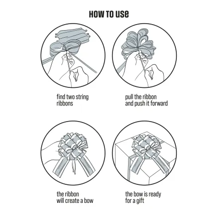 Kokarda ściągana prezentowa pastelowa oliwkowa 1 szt.