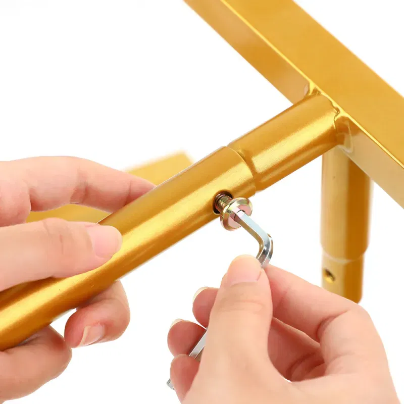 Stojak metalowy złoty ŁUK na balony i dekoracje 200x100cm Stojak metalowy złoty ŁUK na balony i dekoracje 200x100cm