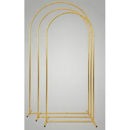 Stojak metalowy złoty ŁUK na balony i dekoracje 200x100cm Stojak metalowy złoty ŁUK na balony i dekoracje 200x100cm