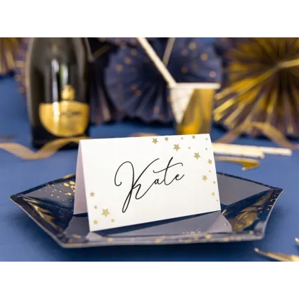 Wizytówki na stół- Gwiazdki, 10szt.