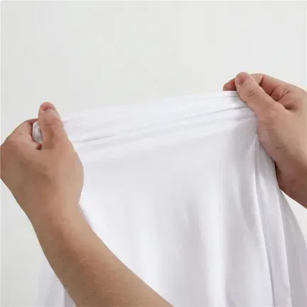 Pokrowiec biały materiał na stojak metalowy złoty ŁUK na balony i dekoracje 200x100cm