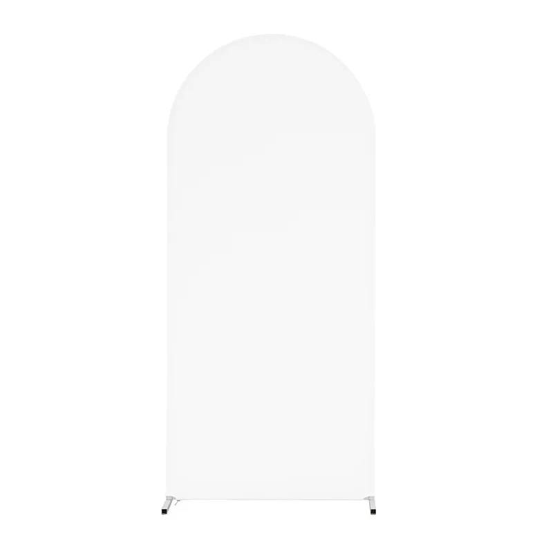 Pokrowiec biały materiał na stojak metalowy złoty ŁUK na balony i dekoracje 220x120cm Pokrowiec biały materiał na stojak metalowy złoty ŁUK na balony i dekoracje 220x120cm