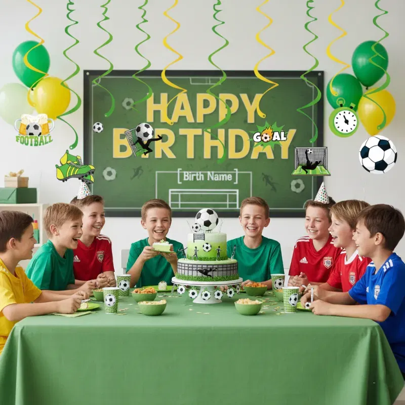 Spirale dekoracyjne na sufit PIŁKARSKIE 6 szt