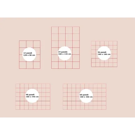 Panel dekoracyjny CEKINOWY szampańskie złoto 30 x 30 cm