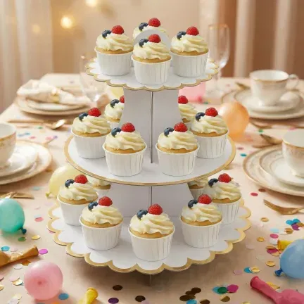 Papilotki do muffinek foremki do pieczenia babeczek papierowe białe 5x4cm 50 szt.