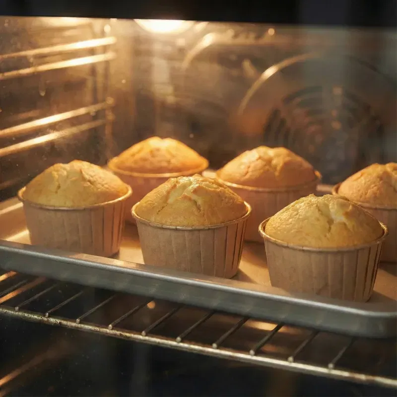 Papilotki do muffinek foremki do pieczenia babeczek papierowe brązowe 5x4cm 50 szt.