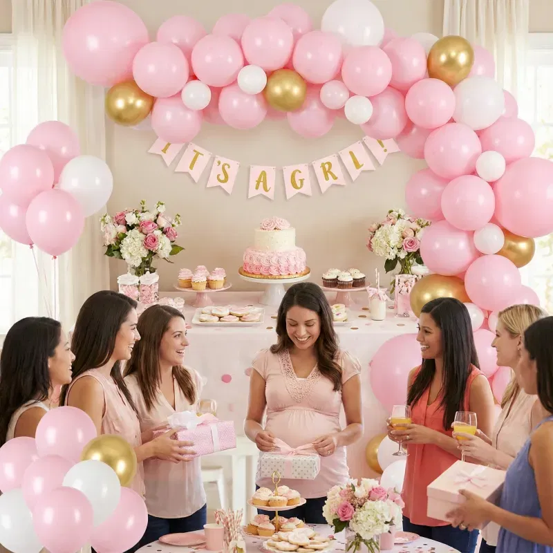 Balony PASTELOWE różowe BABY PINK 12"/30 cm 100 sztuk