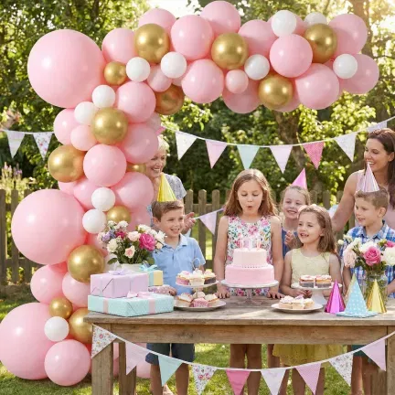 Balony PASTELOWE różowe BABY PINK 12"/30 cm 100 sztuk