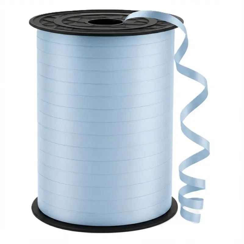 Wstążka do balonów niebieska matowa 5mm x 225m Wstążka do balonów niebieska matowa 5mm x 225m