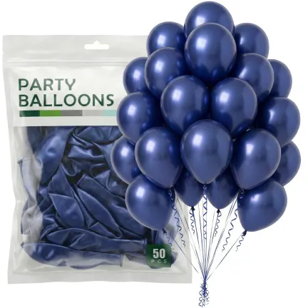Balony GLOSSY Chrom Shiny NIEBIESKIE 30cm 50szt. Balony GLOSSY Chrom Shiny NIEBIESKIE 30cm 50szt.