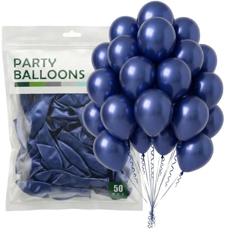 Balony GLOSSY Chrom Shiny NIEBIESKIE 30cm 50szt. Balony GLOSSY Chrom Shiny NIEBIESKIE 30cm 50szt.