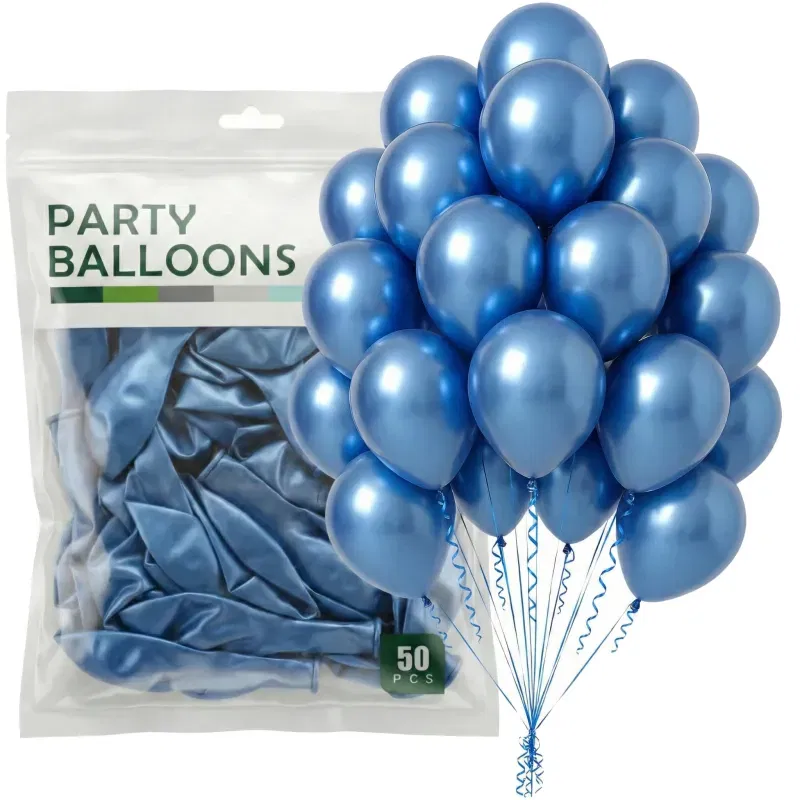 Balony METALICZNE professional NIEBIESKIE 30cm 50szt. Balony METALICZNE professional NIEBIESKIE 30cm 50szt.