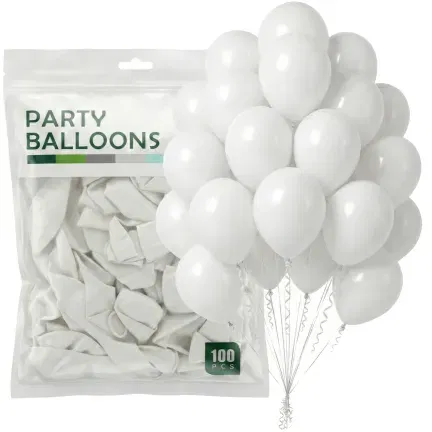 Balon Foliowy Cyfra Beżowa cielista "6" 1m