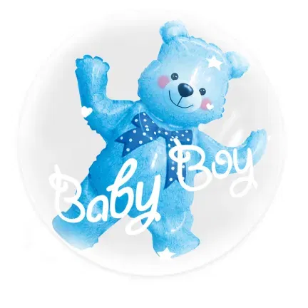 Balon foliowy Baby Boy Miś 59cm x 69cm