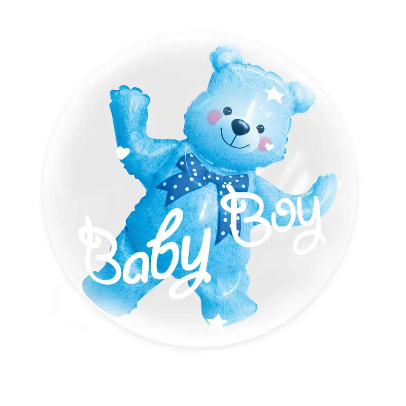 Balon foliowy Baby Boy Miś 59cm x 69cm