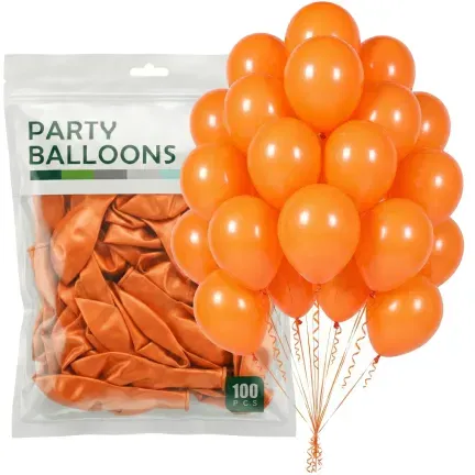 Balony PASTELOWE pomarańczowe 12"/30cm 100 sztuk