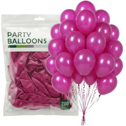 Balony PASTELOWE różowe MAGENTA 12"/30cm 100 sztuk