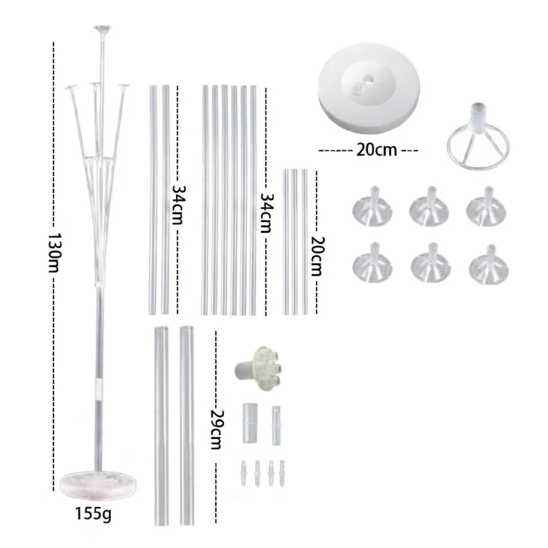 STOJAK NA BALONY Dekoracyjny Stelaż 130 cm
