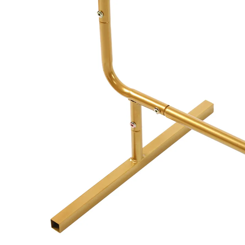 Stojak metalowy złoty BRAMA na balony i dekoracje 2m Tło do zdjęć