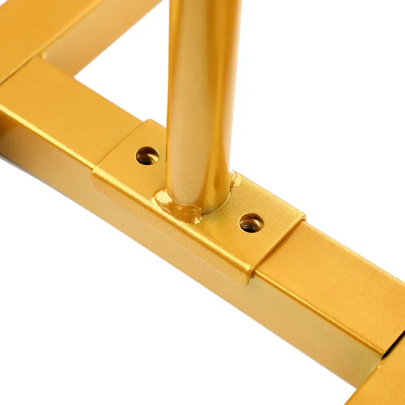 Stojaki metalowe złote ŁUKOWE na balony i dekoracje 2,4m Tło do zdjęć