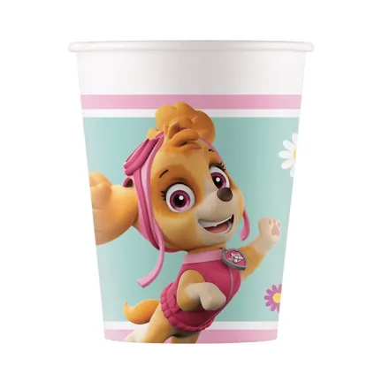 Kubeczki papierowe urodzinowe Myszka Minnie 8 szt.