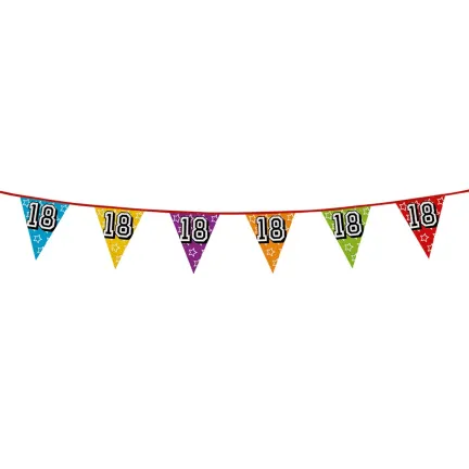 "60" Girlanda papierowa z flagami