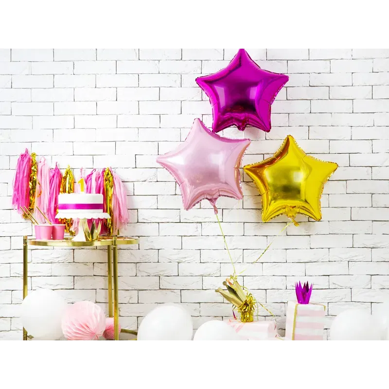 Balon foliowy GWIAZDA, złoto 48cm Balon foliowy GWIAZDA, złoto 48cm