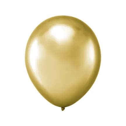 Balony GLOSSY Chrom Shiny ZŁOTE 30cm 50szt.
