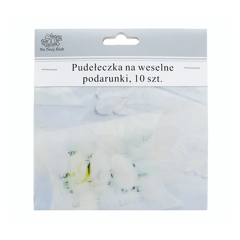 Pudełeczka na weselne podarunki 10 szt.