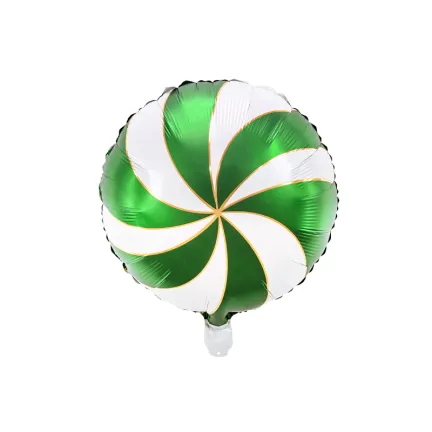 Balon foliowy Happy 40 Birthday, czarny, nadruk złoty, 18"
