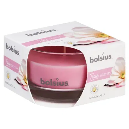 Szklanka zapachowa Bolsius True Scents Magnolia 50x80 mm