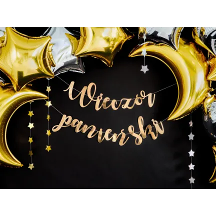 Baner wieczór panieński złoty
