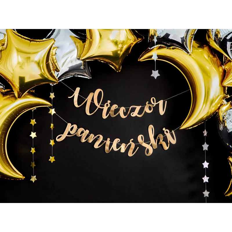 Baner wieczór panieński złoty