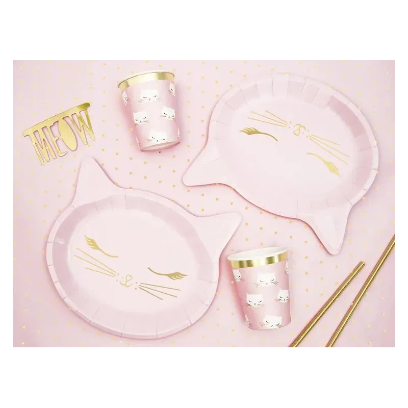 Kubeczki Kotek, róż, 200ml/6szt. Kubeczki Kotek, róż, 200ml/6szt.