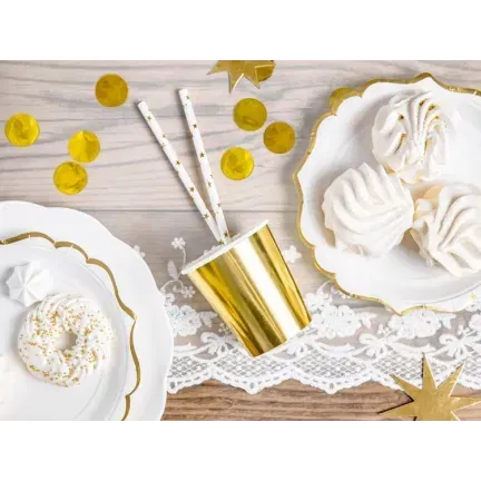 Kubeczki złoty, 220ml/6szt.