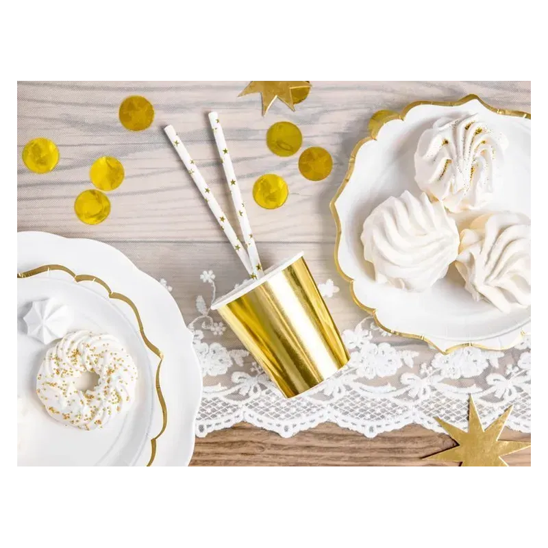 Kubeczki złoty, 220ml/6szt.