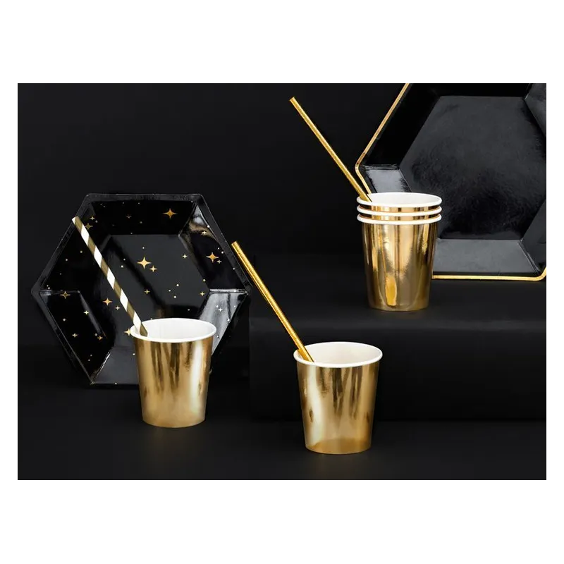 Kubeczki złoty, 220ml/6szt.